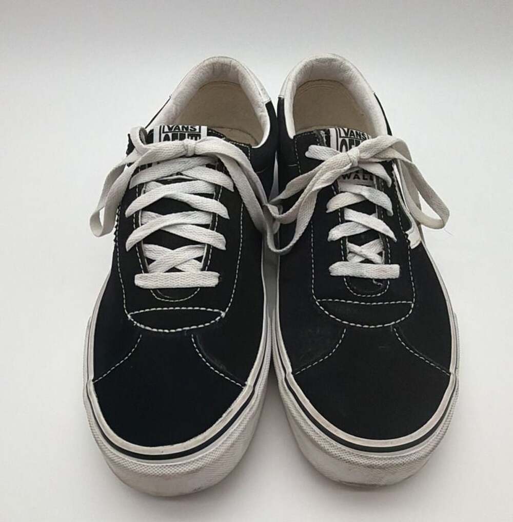 Vans Sport Suede Shoes in Black/White Men's 10.5